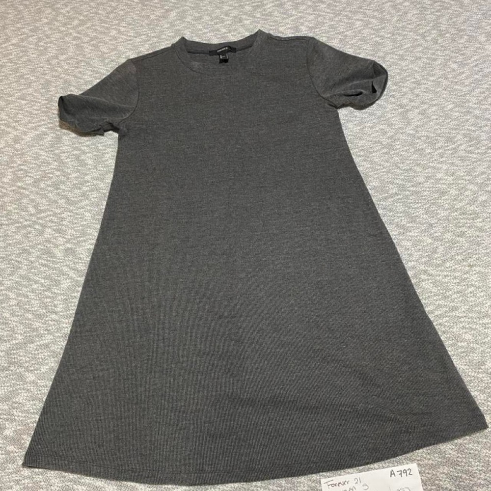 Forever 21 gray short dress women S. SKU-A792#forever21